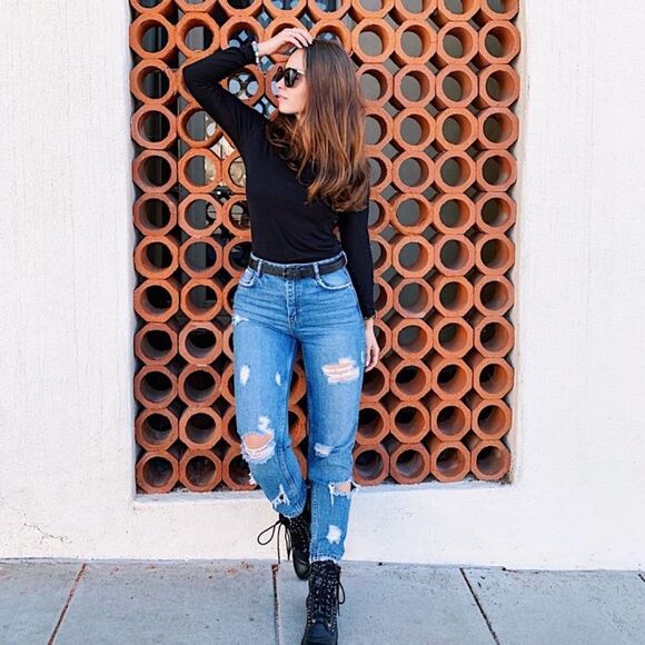 Zara distressed jeans size 4 - Picture 1 of 6